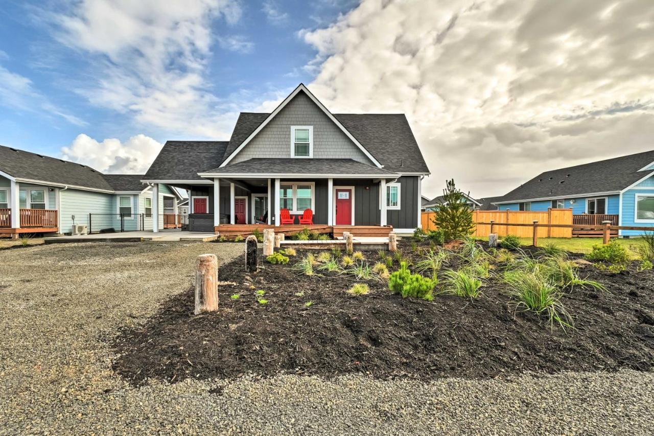 Ocean Shores Getaway With Fireplace And Hot Tub! Esterno foto